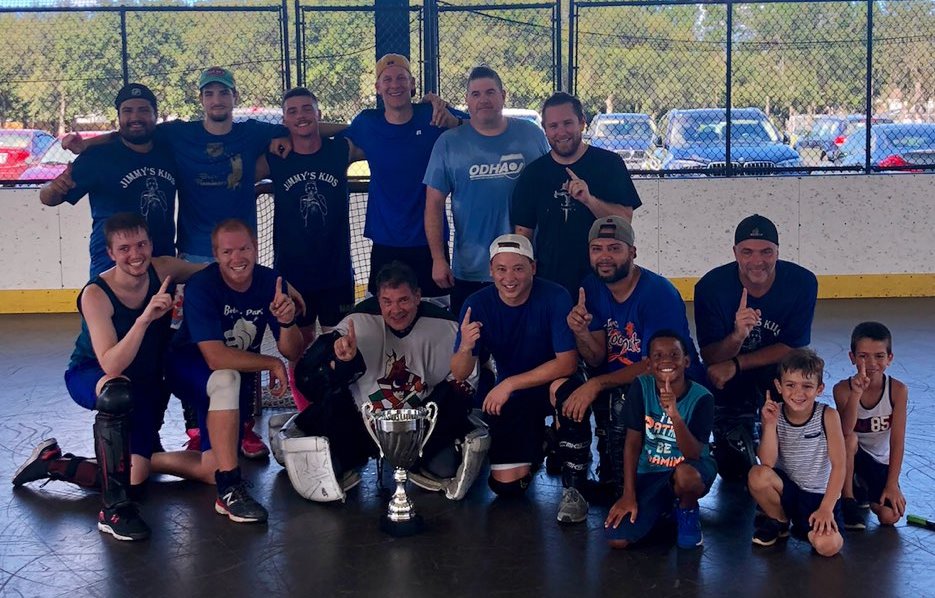 Central Florida Ball Hockey Summer Draft League 2018 Champs Blue Team