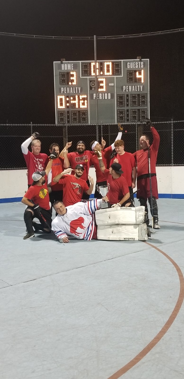 Central Florida Ball Hockey B Division Fall 2020 Champions - Sanford Thrashers 2