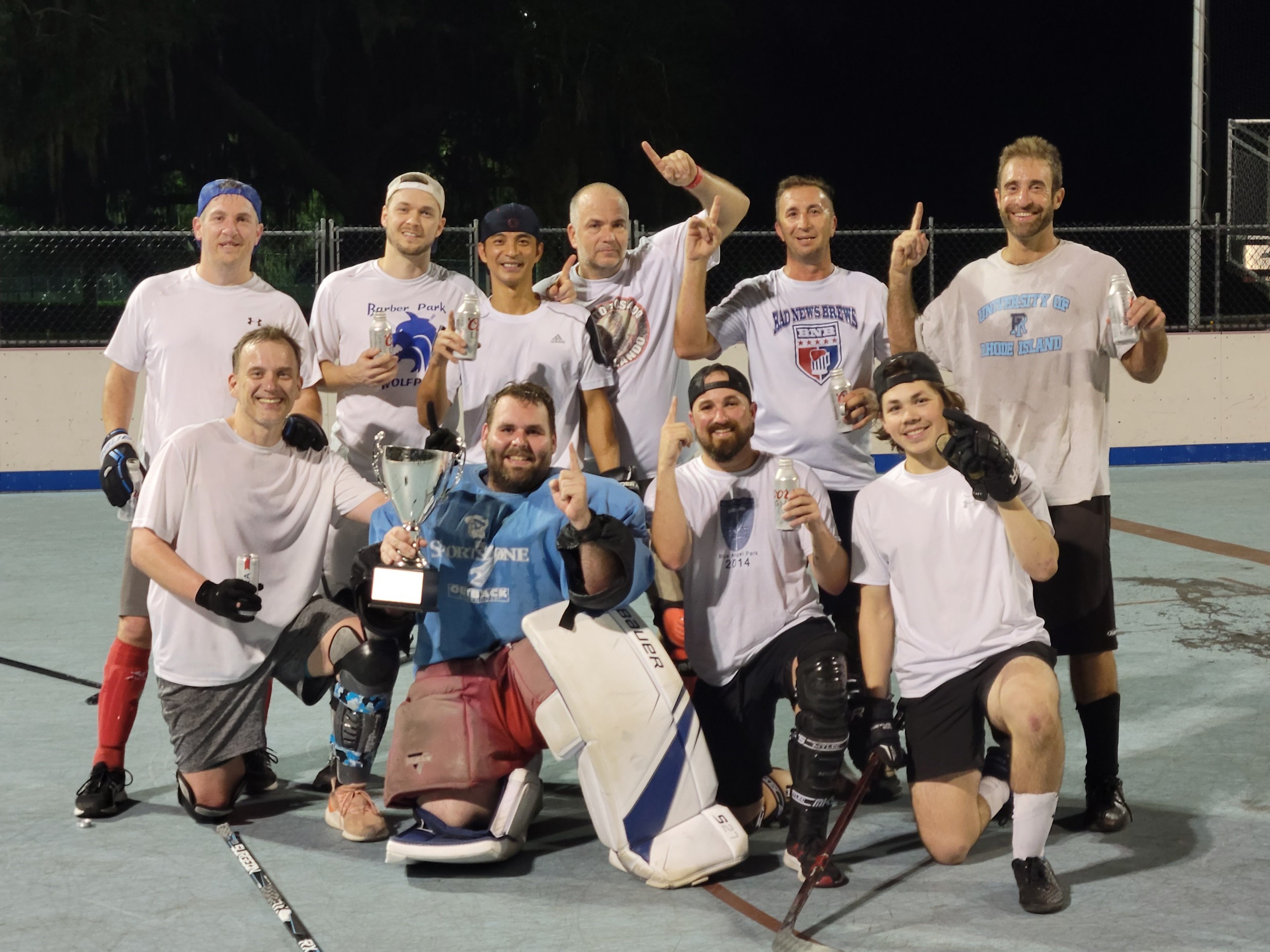 Central Florida Ball Hockey B Division Spring 2021 Champions - Brewers