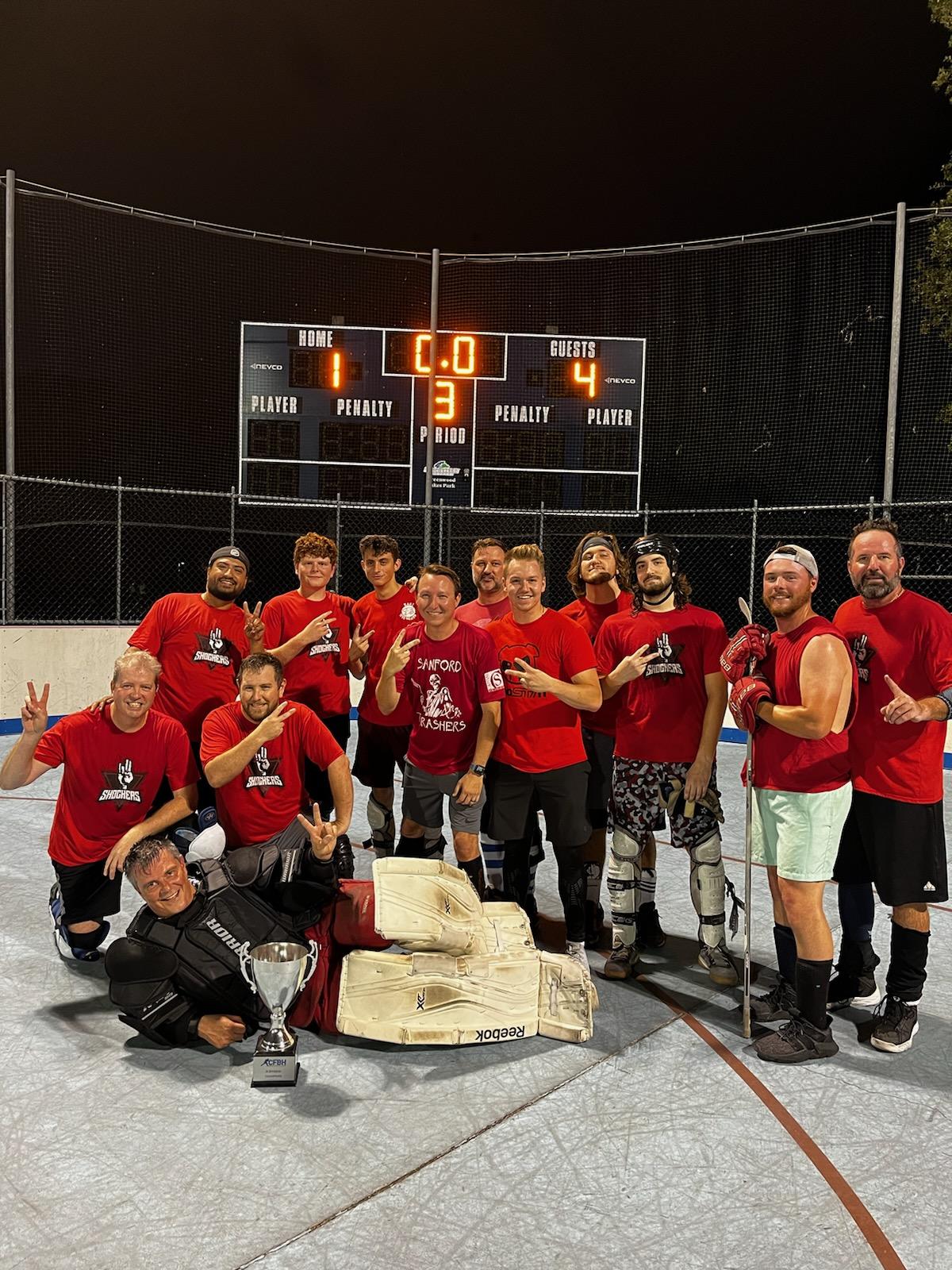 Central Florida Ball Hockey - Wednesday Night Division Spring 2022 - Champions - Shockers
